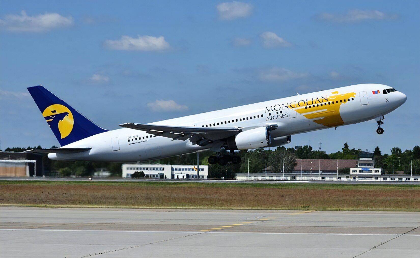 モンゴルへの空の旅